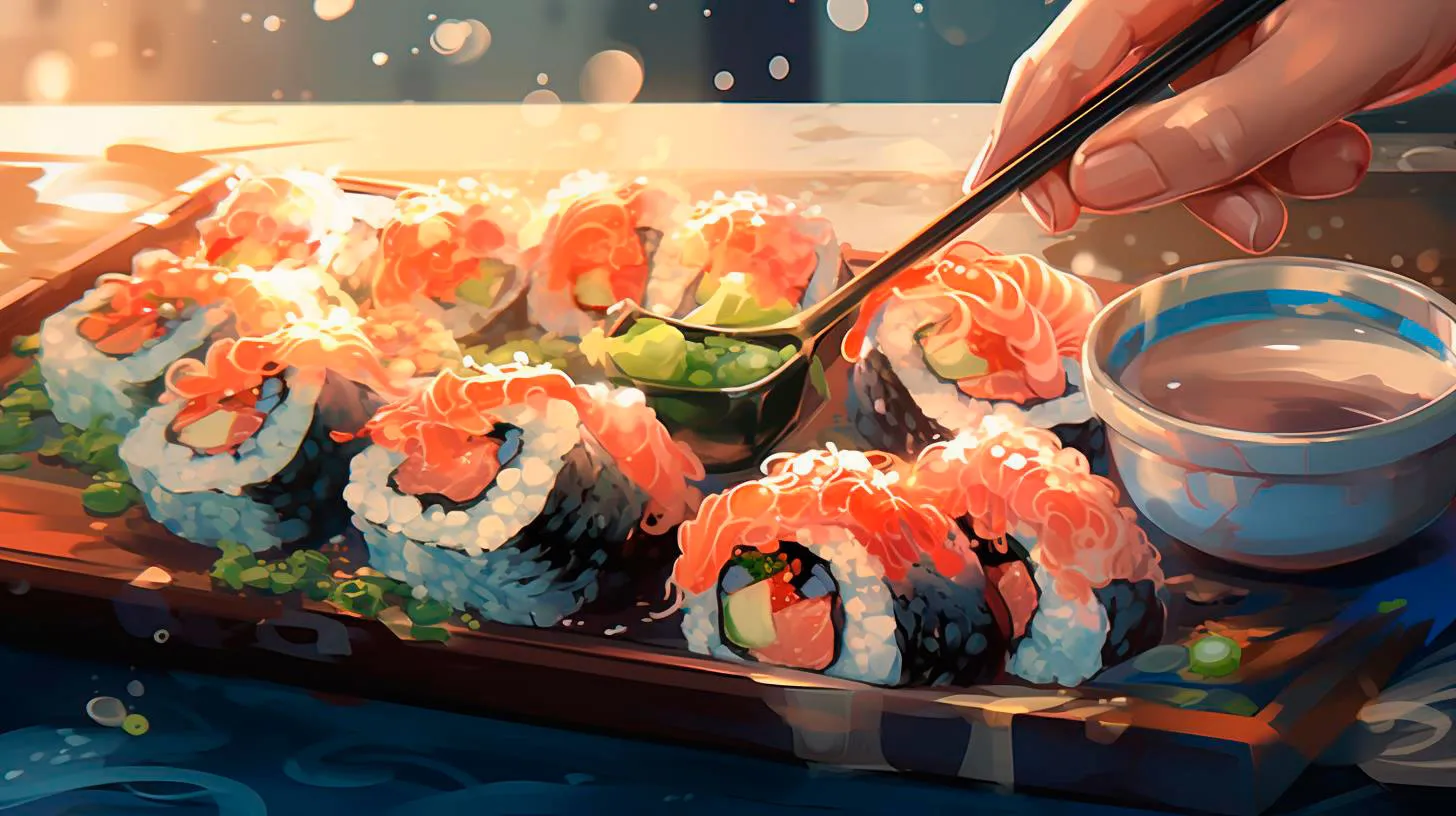 Sushi Specialties Signature Rolls in Japanese Fast Food Chains