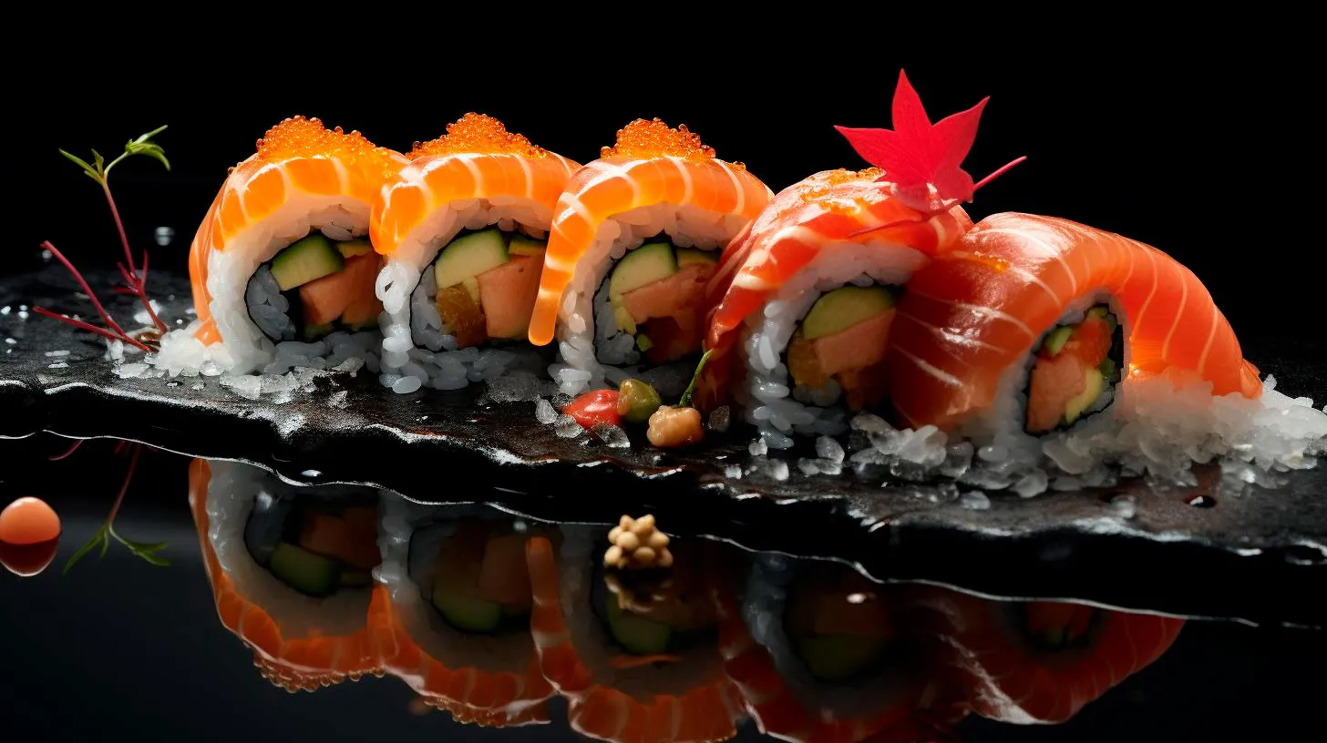 Rice and Raw Fish Japanese Sushi vs American Sushi