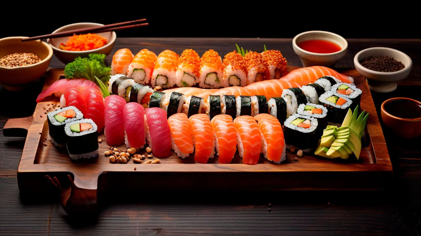 Beyond the Basics Sushi Rise as a Wedding Catering Staple