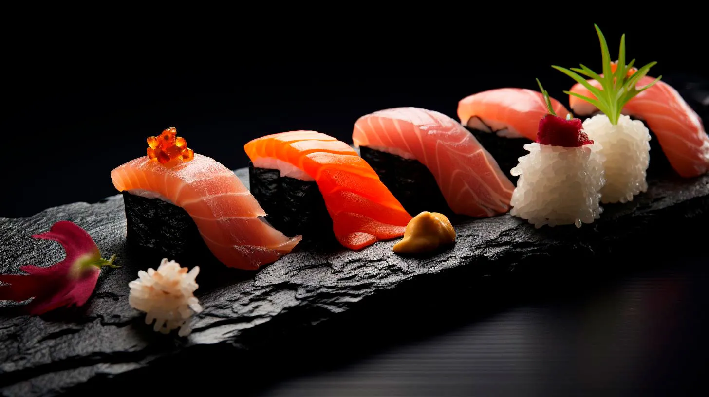 Edible Artistry Conceptualizing Sushi Presentation
