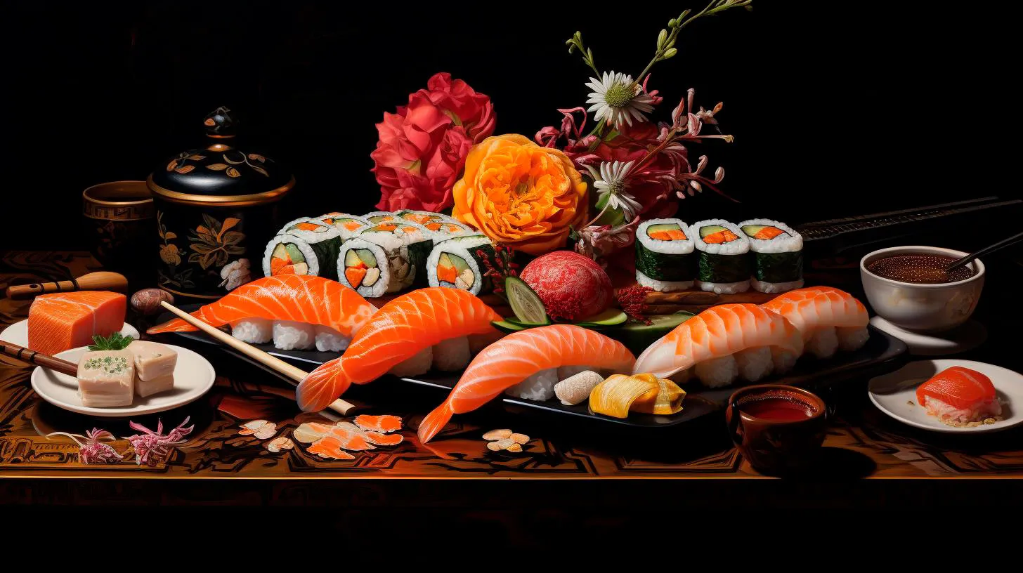 Savor the Flavors of Sushi Surrounded by Exquisite Marine Displays
