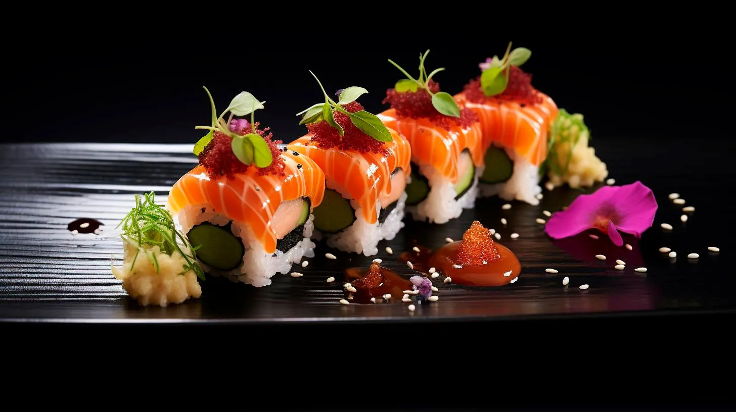 Sushi Plating The Power of Negative Space