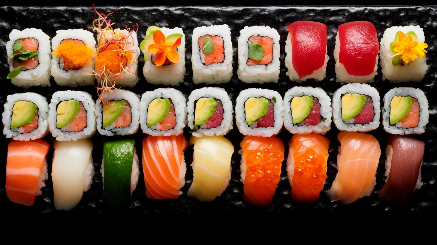 Sushi Sensations Elevating Your Wedding Feast to New Heights