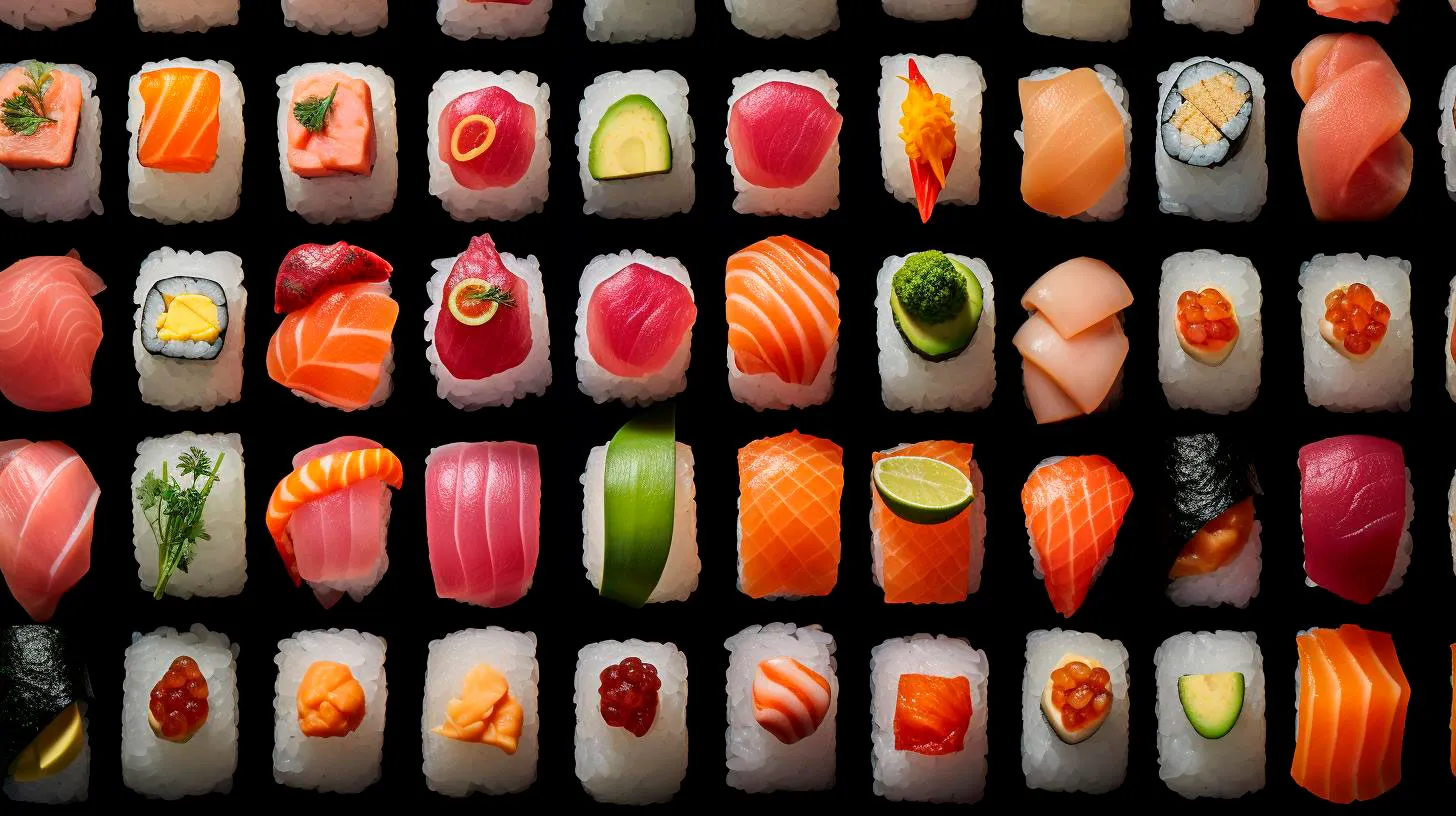 Sashimi and Paintbrushes Sushi Representation in Japanese Art Movements