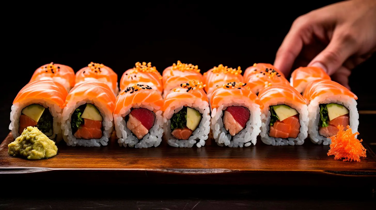 Sushi Sampler Platters Exploring Variety at Japanese Fast Food Chains