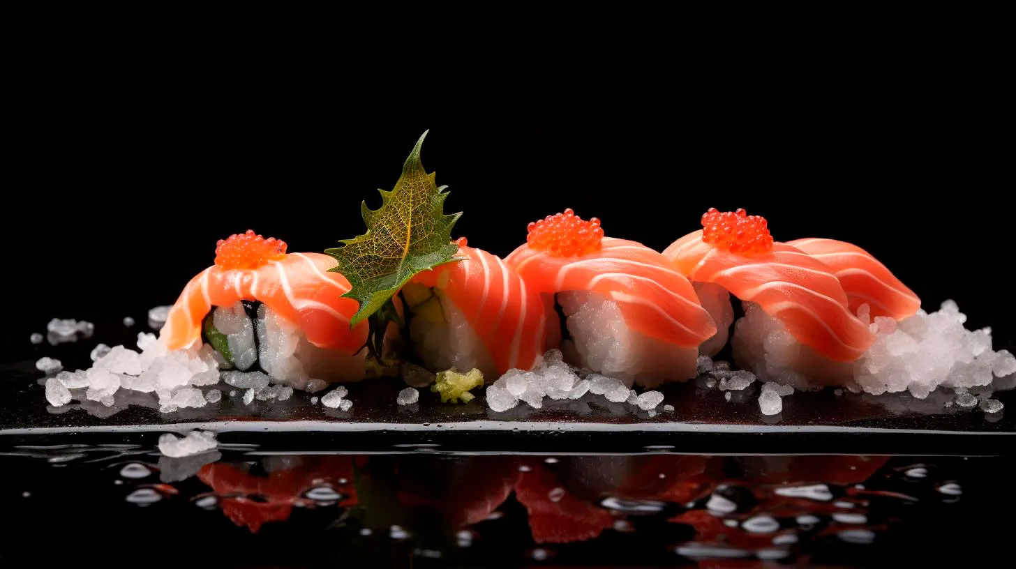 Sushi Plating Exploring Geometric Designs