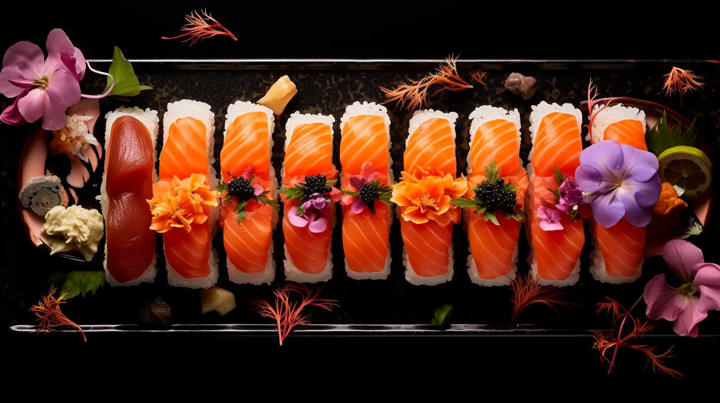 Savor the Taste of Sushi Surrounded by Majestic Marine Creatures