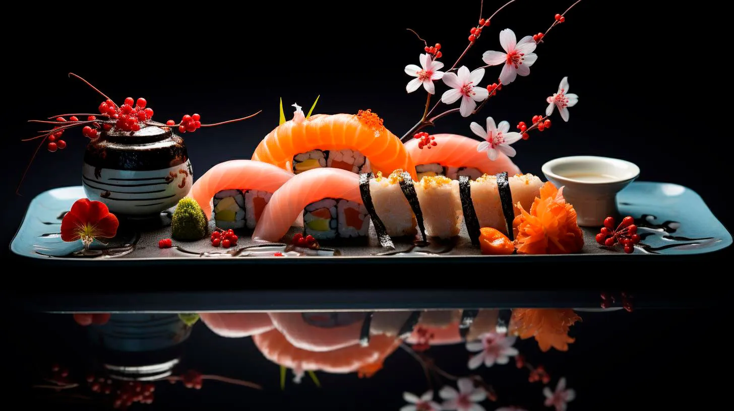 Hokkaido Sushi Palette An Array of Oceanic Colors