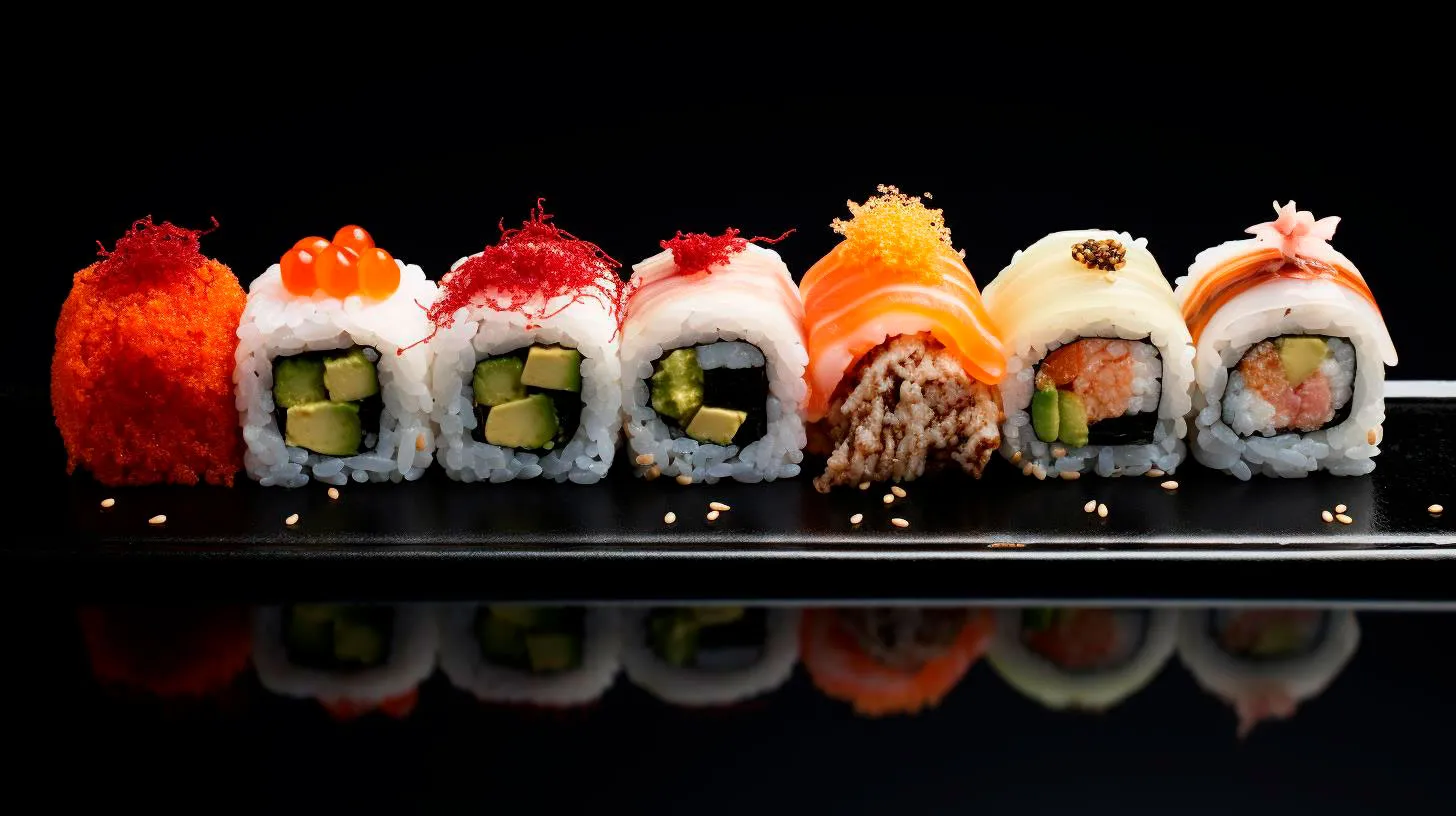 Snack Like a Sushi Connoisseur Discover Unique Sushi-Inspired Creations