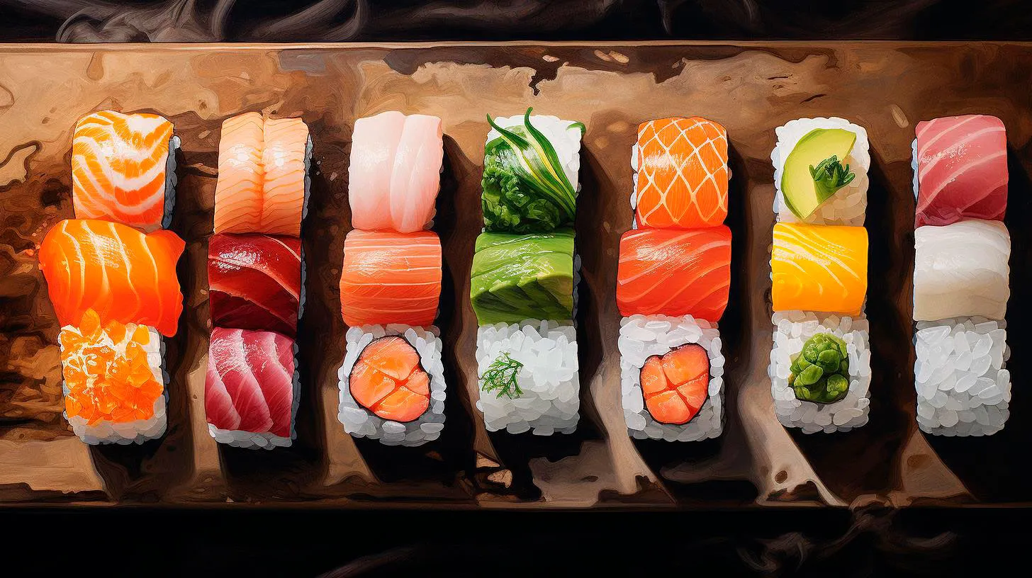 Lunchtime Indulgences Discover the Variety of Sushi Rolls