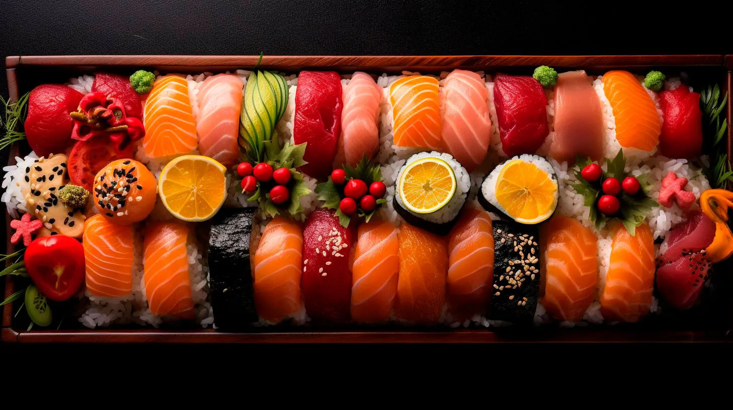 Sushi Harmonizing Flavors in Japanese Seasonal Celebrations