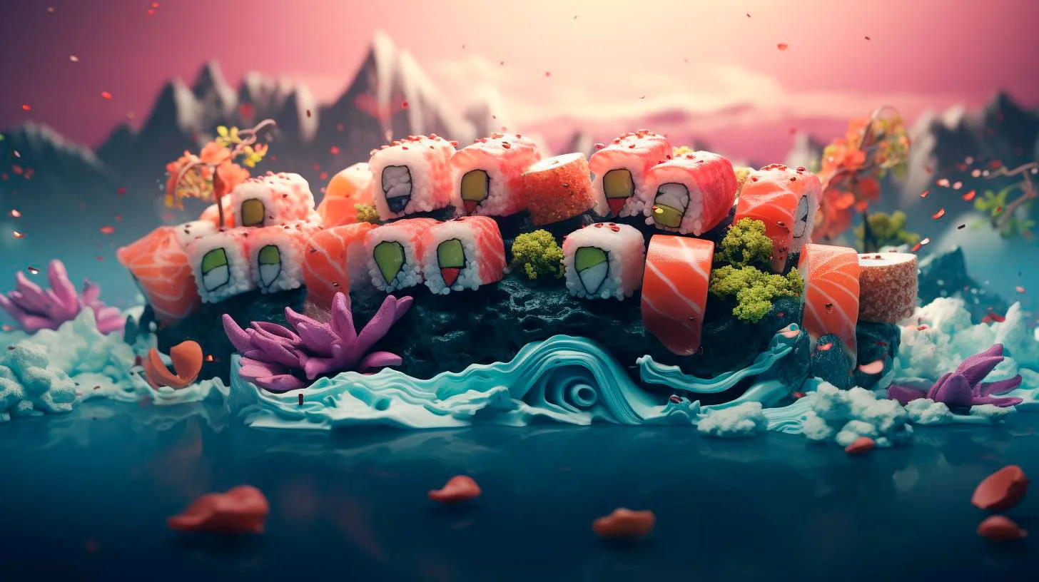 Sushi as High Fashion Drawing Inspiration from Runways
