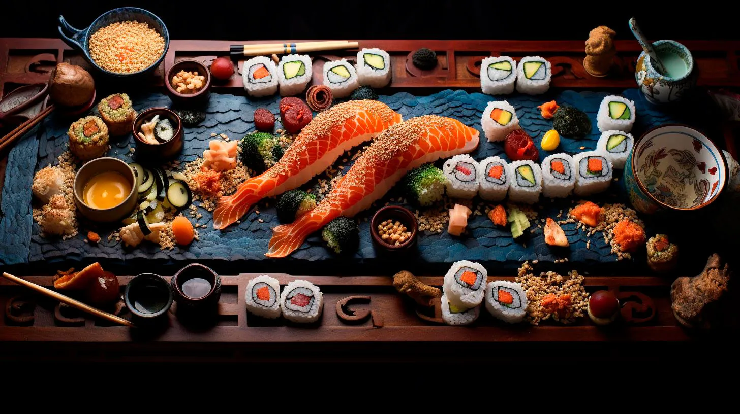 Visualizing Flavor Combining Texture and Color in Sushi