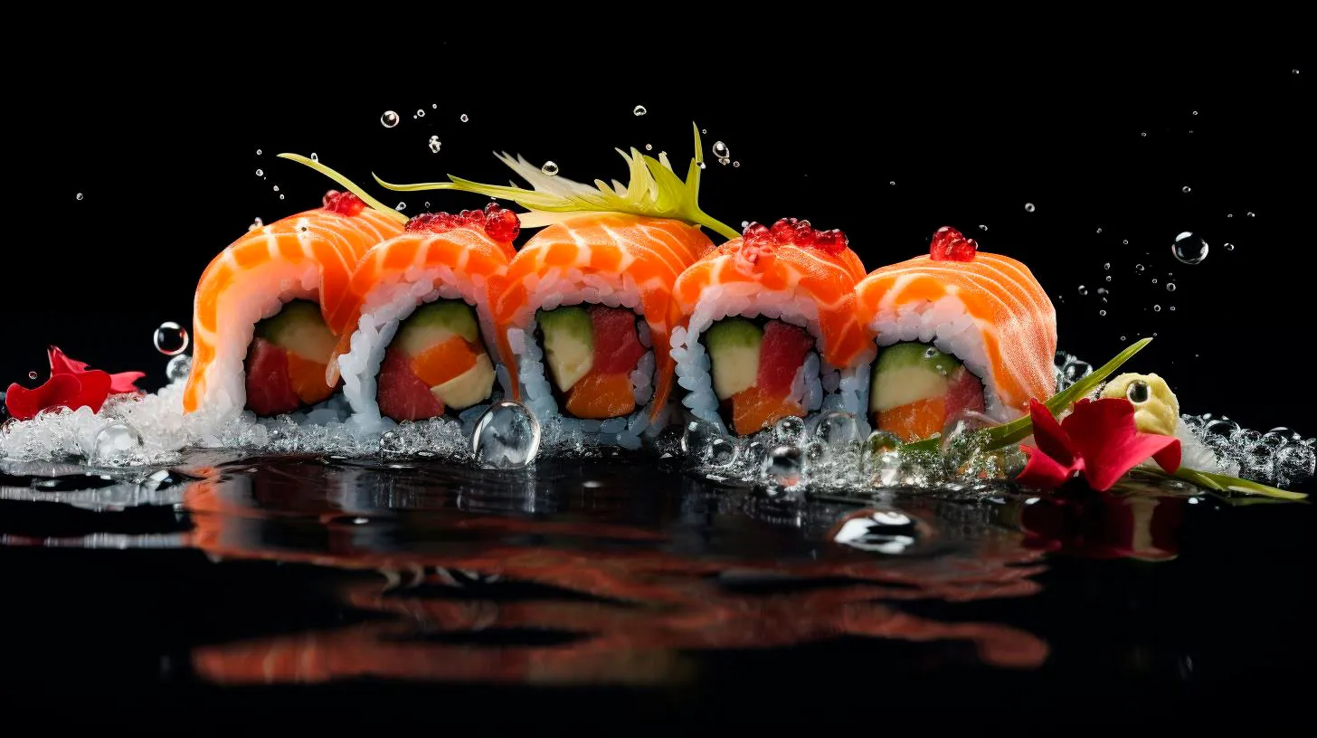 A Visual Feast Sushi Catering with Beautiful Presentation