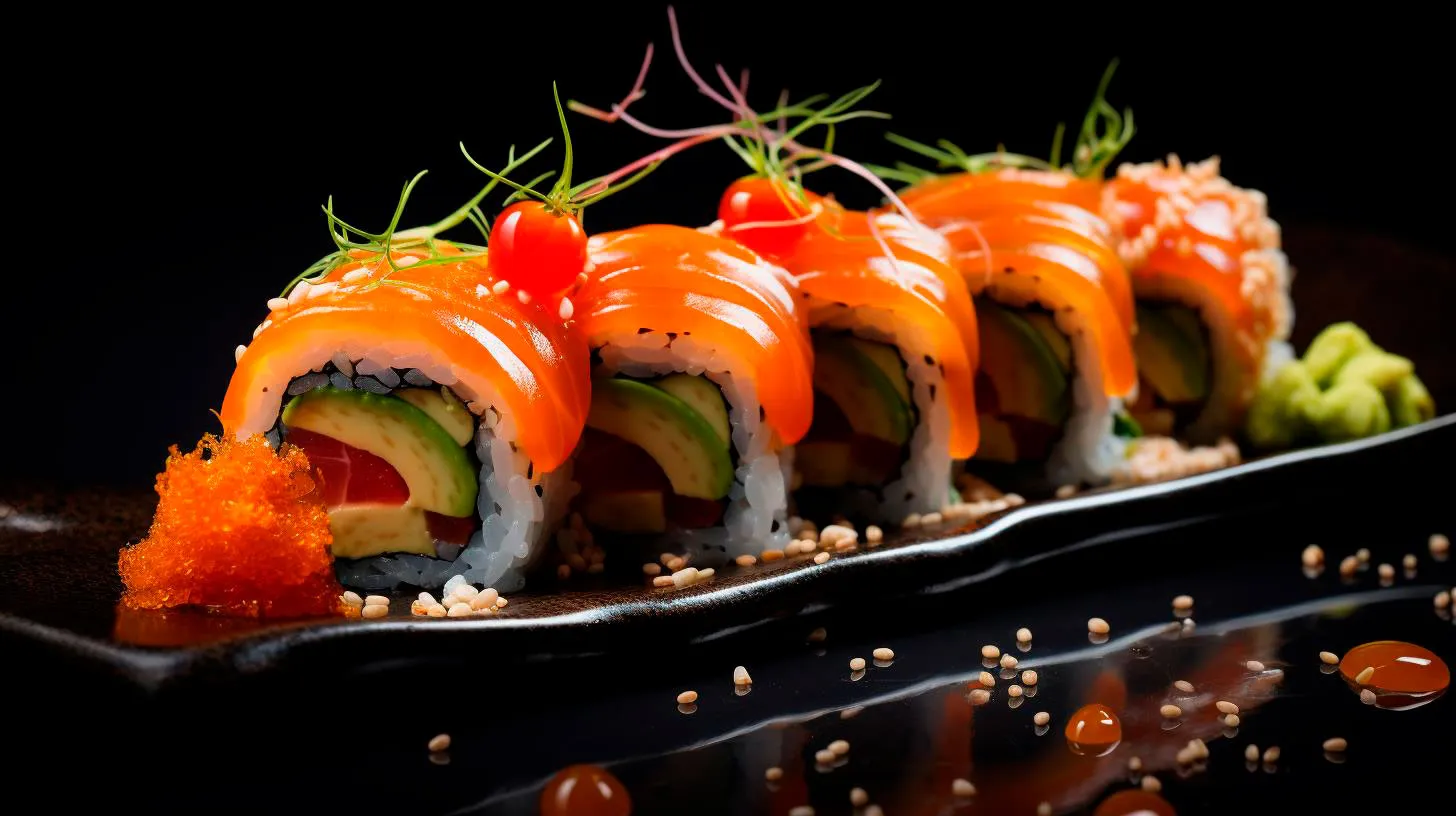 Gluten-Free Sushi Enhancing Traditional Japanese Flavors