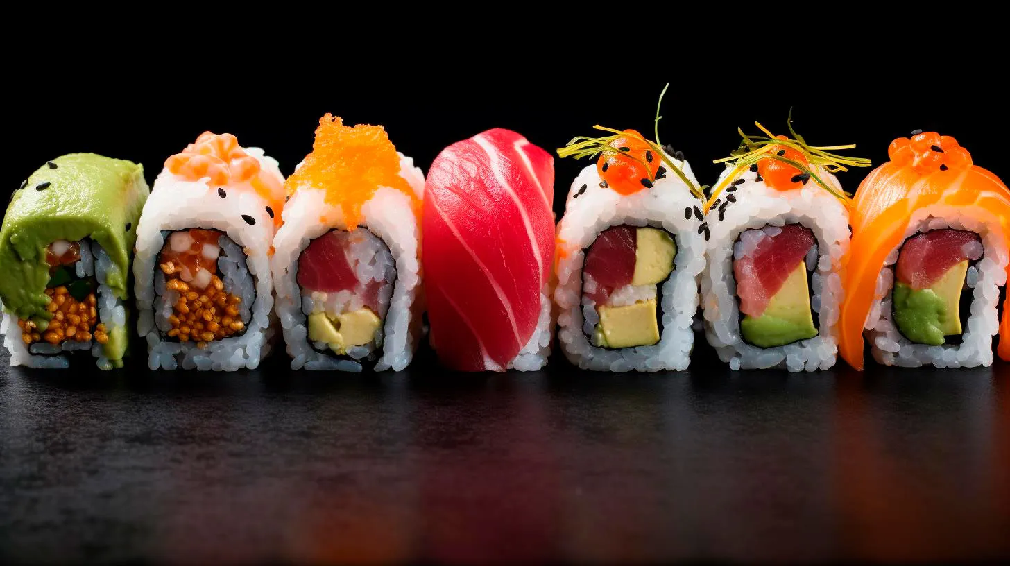 The Perfect Combination Nature Ingredients in Sushi Creation