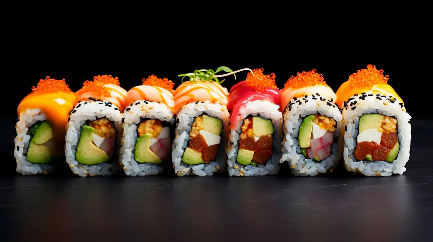 Embracing Imperfection Unique Shapes and Sizes in Sushi Ingredients