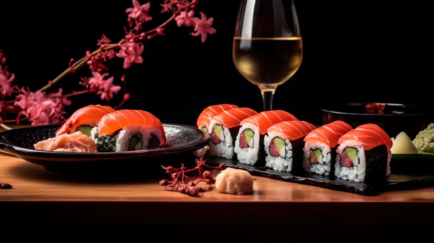 Sushi Delight Captivating Your Guests with Artful Wedding Catering