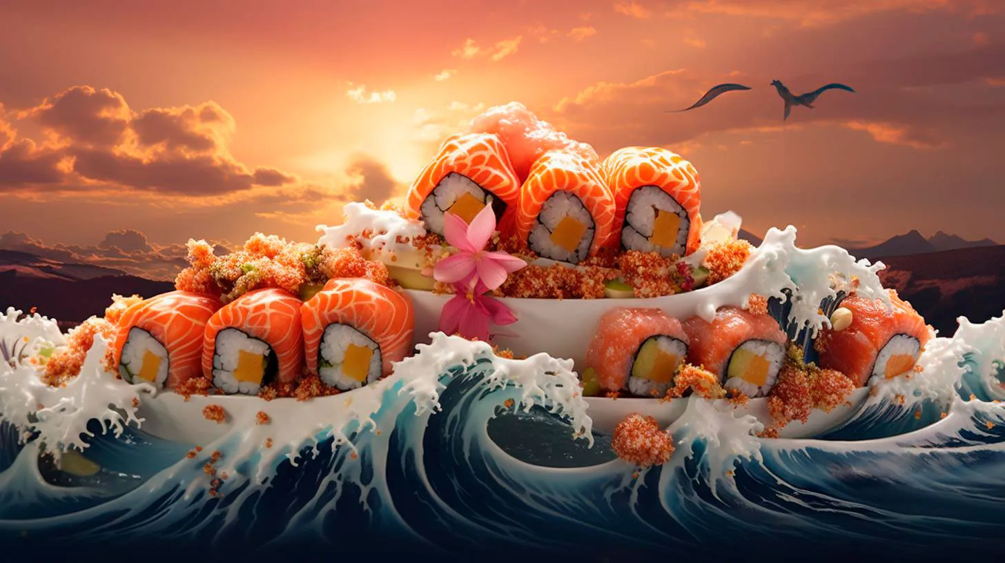 Sushi Geniuses Snacking on Unexpected Sushi-Inspired Masterpieces