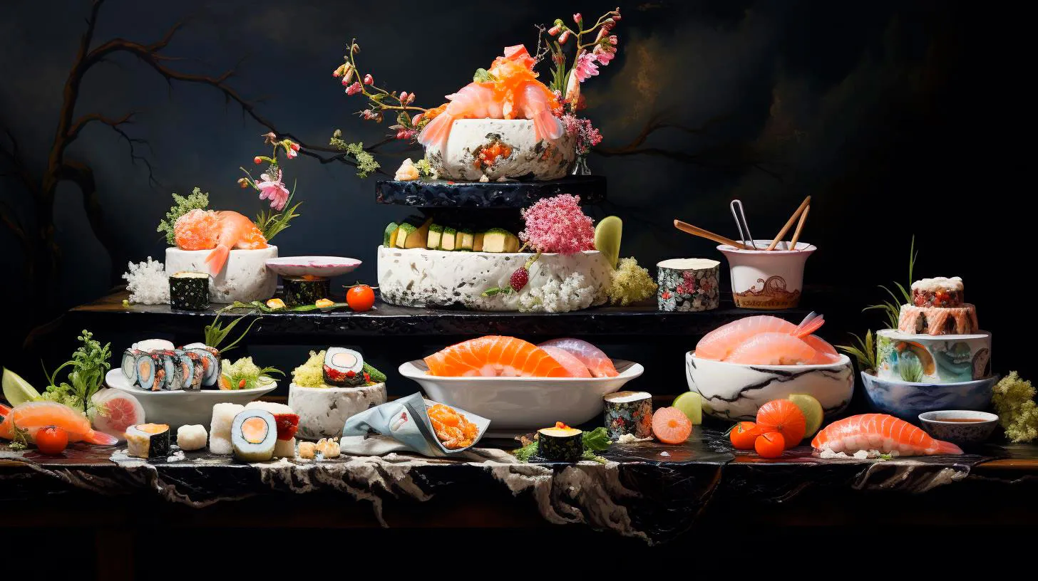 A Taste of Japan Sushi Elegant Presence at Weddings
