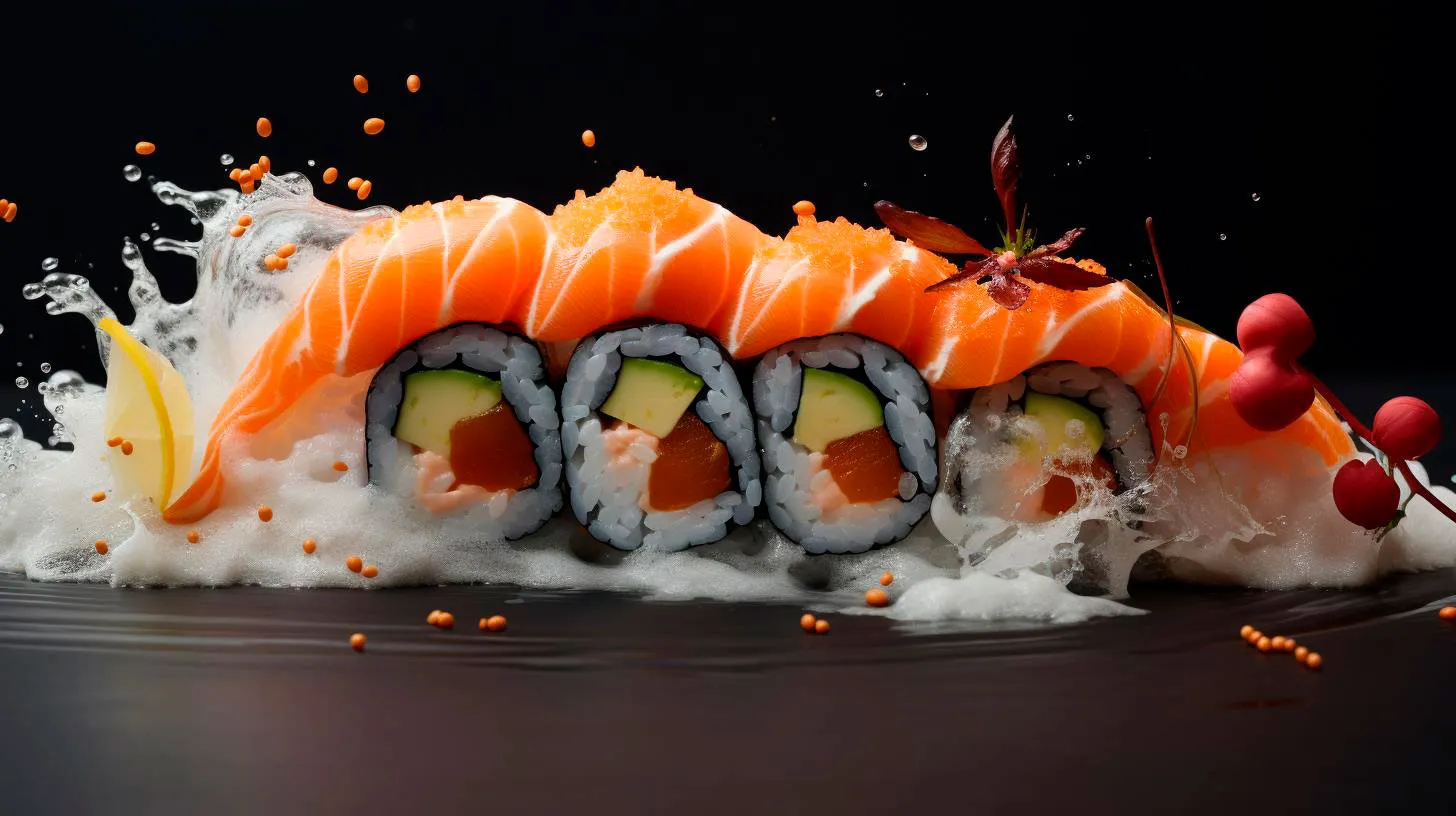 Sushi Chic A Sophisticated Touch for your Wedding Menu
